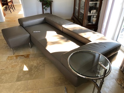 Italienische Ledersofa Duplex