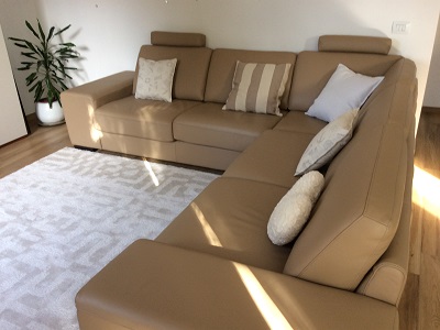 Italienische Ledersofa