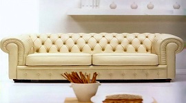 Ledersofa Chester