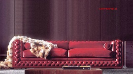 Ledersofa Copperfield