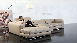 Ledersofa Forma