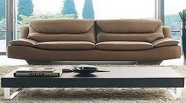 Ledersofa Oscar Senior