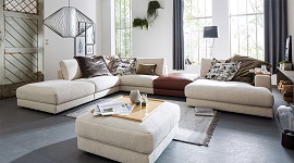Ledersofa Verona
